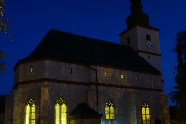 Světový den roztroušené sklerózy (31.5.2017) – kostel sv. Floriána v Krásném Březně